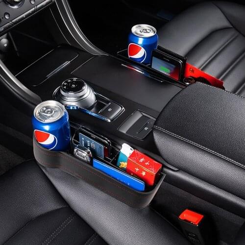 Multifunctional for Pocket Organizer Phone Holders Stowing Tidying Car Seat Gap Crevice Storage Box Passenger Driver Side