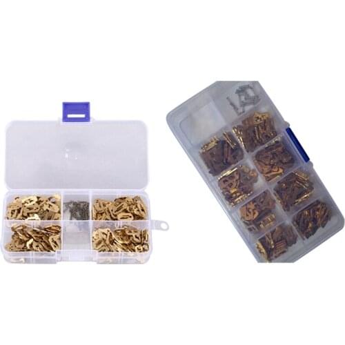 2 Set Car Lock Reed Lock Plate - 1 Set For Toy43 Car Lock Repair & 1 Set For Hu100 Car Lock Repair Accessories