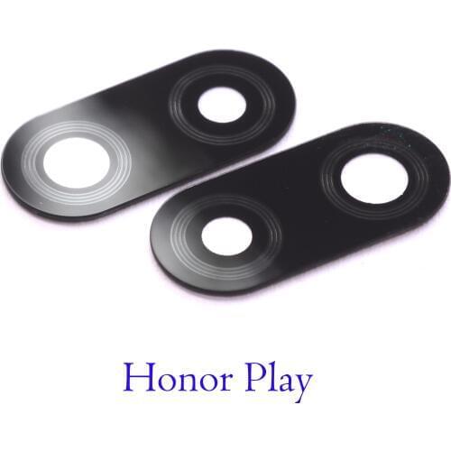 2pcs/lot New original Rear camera glass lens for Huawei Honor Play with sticker