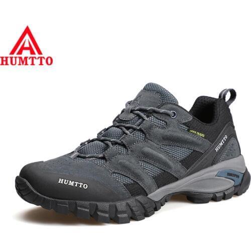 2019 New Breathable Hiking Shoes Soft Non-slip Cushioning Trekking Shoes High Quality Genuine Leather Sport Outdoor Shoes