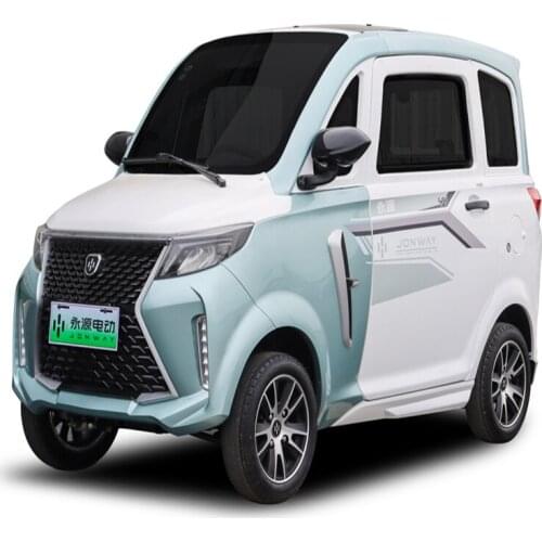 High Speed 4 Wheels New Energy Adults Mini Car 4 Seater Electric Solar Vehicle Electric Car