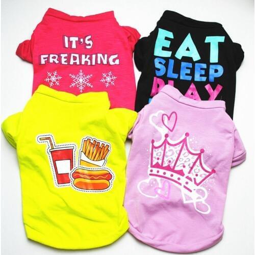 Yorkshire Terrier Clothes Shirts French Bulldog Ropa Para Gatos Sphynx Pomeraniandog Clothes For Pomeranians Dog Shirt Puppy