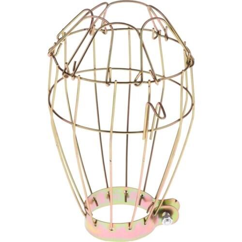 Pet Burn Prevent Reptile Lamp Light Bulb Lampshade Anti-Scald Mesh Cover Guard