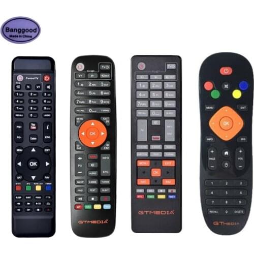 1pcs Remote Control For GTmedia V7s V7 Plus V7 S2X FreeSat V8 Super V8 Golden V8 Nova V8X UHD V9 Pro GTC DVB-S2/T2/C HD TV Box