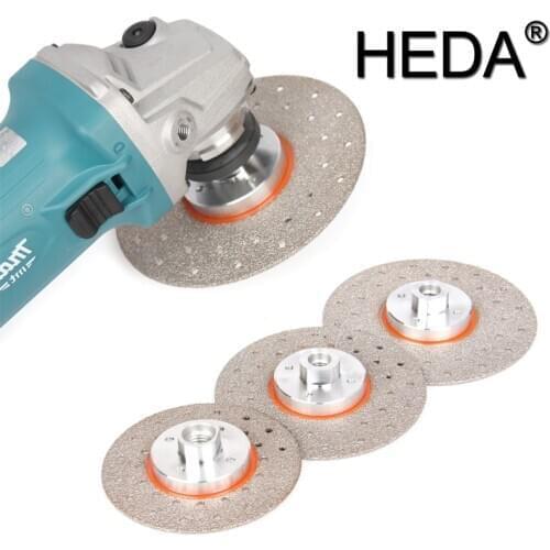 100/115/125mm M14 Thread Shank Vacuum Brazed Diamond Grinding Disc For Angle Grinder Cutting Wheel Saw Blade For Ceramic Tile