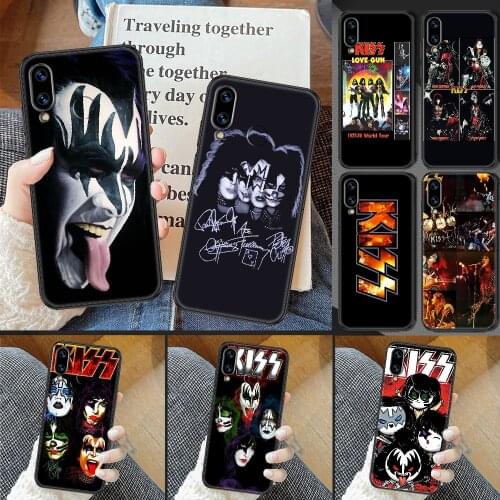 Kiss Band Rock Phone case For Huawei Honor 6 7 8 9 10 10i 20 A C X Lite Pro Play black soft waterproof trend prime painting