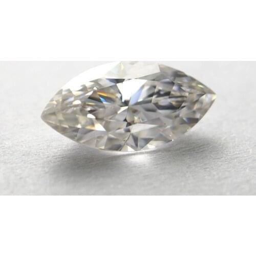 D Color Marquise Shape 1.5*3mm VVS Loose Moissanite Diamond Mens Womens Jewelry Raw Stone
