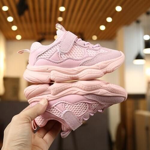 1-12 Years Kids Sneakers 2021 Autumn Sports Shoes For Big Kids Shoes For Boys Children Mesh Breathable Non-Slip Baby Girls Shoes
