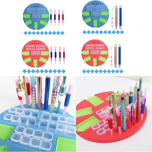DIY Diamond Painting Tools Kits Accessories Cross Stitch Embroidery Art Tool Diamond Stitch Pens, Plastic Trays,for Art Craft