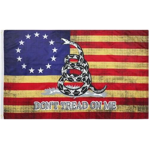 FLAGICTS 3x5 Ft Dont Tread on Me Gadsden Flag