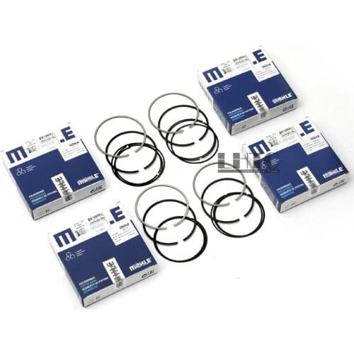 4 pcs Made by Mahle 2710300324 Piston Rings Set For Mercedes-Benz C200 E250 CGI W204 W212 R172 1.8L L4 Turbocharged