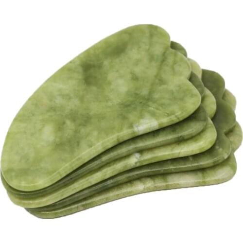 Face Massager Gua sha Scraper Natural Jade Board Skin Lifting Face Thin Gouache Tool Facial Guasha Meridian Muscle Relaxation