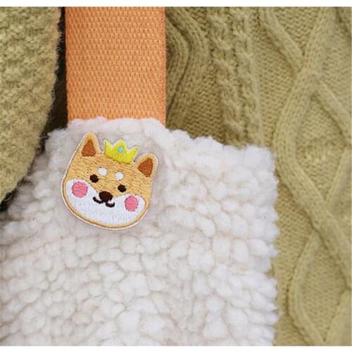 Maxsin High Quality cute child strawberry little dog Embroidered fashion Patch for Cloth Dress Jacket Iron On Garment DIY