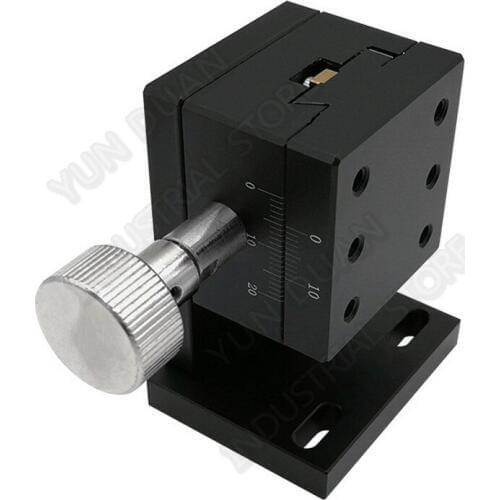 Z Axis 40*40MM 3kgf load Lift Manual Precision adjustment Fine Tuning platform Lab Optical Sliding lifting Dovetail Groove Guide