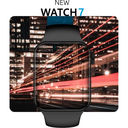 Original i WO Watch 7 Smartwatch Series 7 Bluetooth Call DIY Face Smart Watch Men Women Fitness For Androis iOS PK HW22 W46 W37