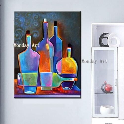 Gifts Hand Painted Large Abstract still life Oil Paintings on Canvas Modern art Home Decor Wall Art Handmade farmhouse decor