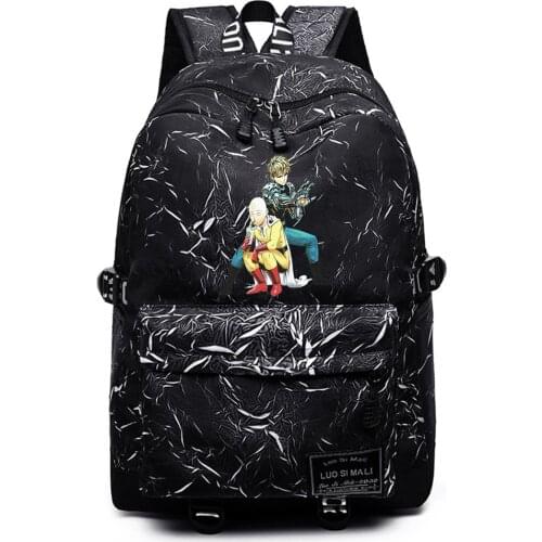 Backpack Anime One Punch-Man Schoolbag Mochila High Quality Casual Teenger Packsack Unisex Student Travel Laptop Bag