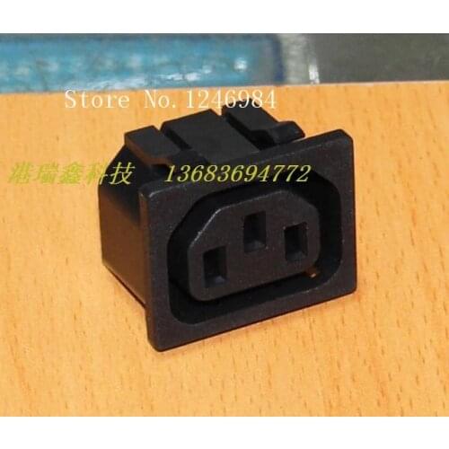 [SA]STEADY AC outlet AC power connector socket outlet cassette three-hole Jack 2108-PQ--100PCS/LOT