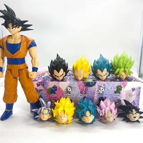 1/6 Head Sculpts for Dolls Dragon Ball Vegeta Super Blue Accessories Head Statue Suitable for 12-inch Body Action Figure Model