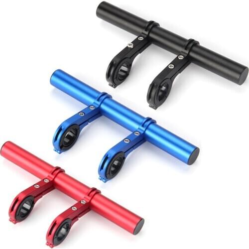 20cm Bicycle Handlebar Extender Aluminum Alloy Bike Headlight Clamp Extension Bracket MTB Bike Mount Flashlight Clamp Holder New