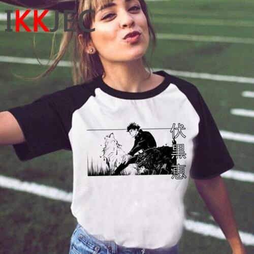 Jujutsu Kaisen clothes tshirt male couple casual grunge ulzzang kawaii tshirt graphic tees women ulzzang