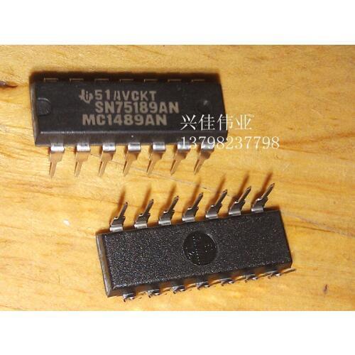10PCS New original authentic SN75189AN SN75189 DIP-14 Quad line driver chip