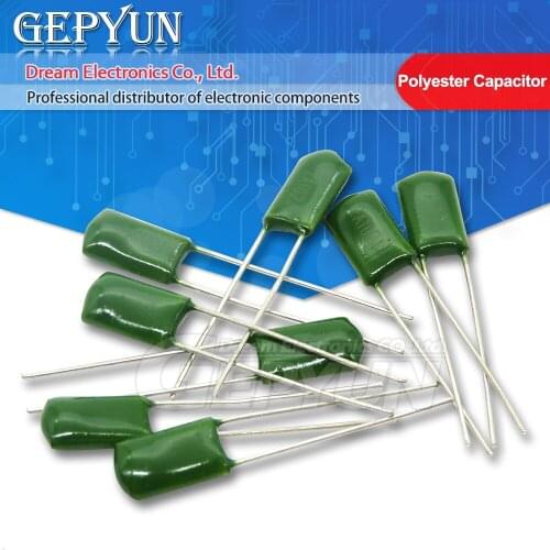 100PCS/LOT Polyester film Capacitor 2A103J 2A104J 2A472J 2A473J 2J473J