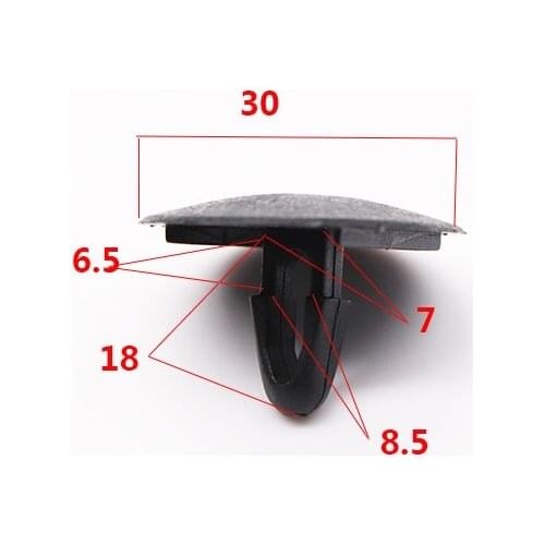 20Pcs Auto Engine hood Insulation Retainer Clip Plastic Cover Trim Panel Fasteners For Toyota