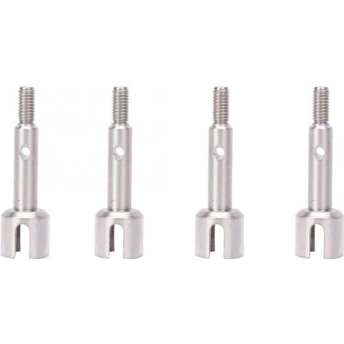 4pcs High Quality Steel Front/Rear Wheel Axle Replacement Accessories Fit for WLtoys 144001 1/14 RC Drift Racing Car Parts