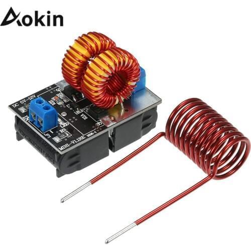 5-12V 120W Mini ZVS Induction Heating Board Flyback Driver Heater DIY Cooker Ignition Coil