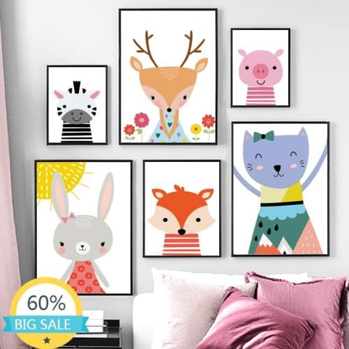 5D Diamond Painting Rabbit Deer Cat Fox Zebra Full Square/Round Embroidery Cross Stitch Kits Diamond Mosaic Home Decoration Gift