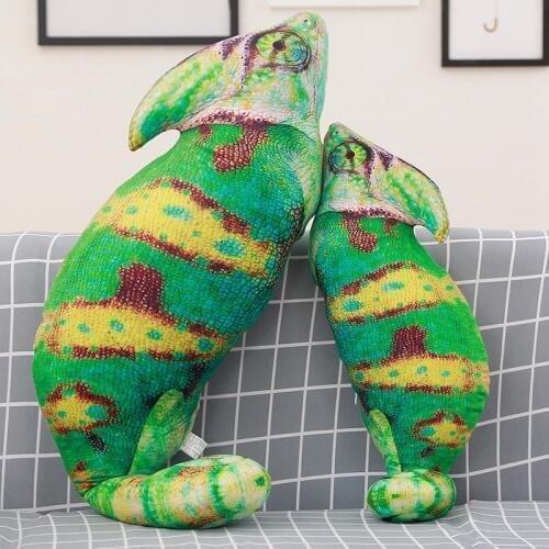 70/100cm Cartoon Reptiles Lizard Chameleon Plush Toys Personality Animal Doll for Kids Birthday Christmas Gift Toys for Children