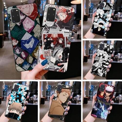 Anime Jujutsu Kaisen Gojo Phone Case for Samsung S20 plus Ultra S6 S7 edge S8 S9 plus S10 5G lite 2020