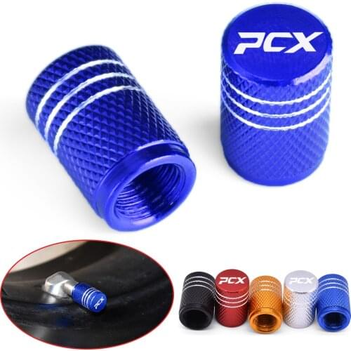 For HONDA PCX 125 PCX125 PCX 150 PCX150 2010-2020 Motorcycle CNC Accessories Wheel Tire Valve caps Airtight Covers With LOGO PCX