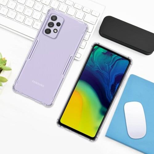 For Samsung Galaxy A52 5G Case Cover NILLKIN Nature Series Transparent Soft Silicone TPU Protector Case For Samsung A52 4G Case