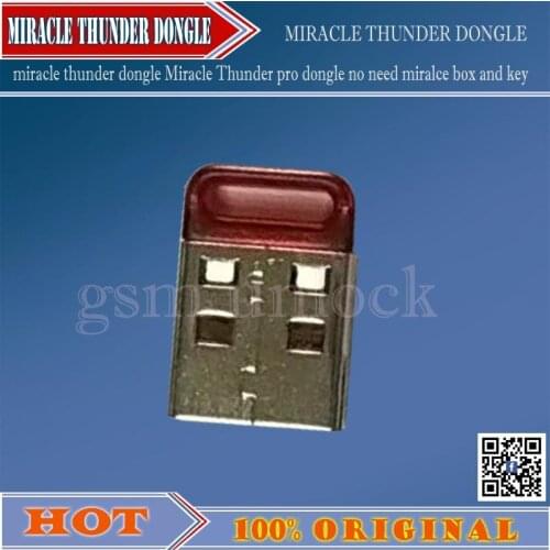 Gsmjustoncct miraclekey / miracle tool thunder dongle instead of box key