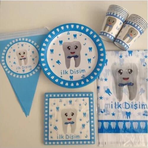 İlk Dişim Diş Buğdayı Seti Erkek ''24 Kişilik