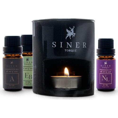 Siner Torque Siner Onix Handmade Ceramic Censer and 3 Pcs Censer Oil