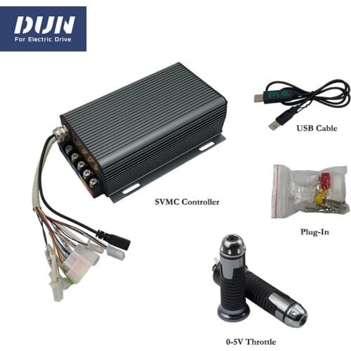 48V 60V 72V 60A DC Motor Controller Flux Weakening Speed Up with Throttle for Electric Scooter