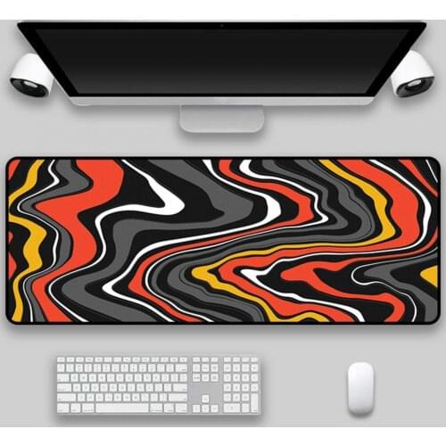 Carpet Surface Exquisite Abstract Art Carpet Gaming Mousepad Table Mat Large Mouse Mat Soft for Laptop