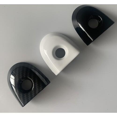 For Nissan Juke & Micra Drivers Door Lock Cover with Key Hole 806441KK0D New Carbon fiber Black and White Colors Optional