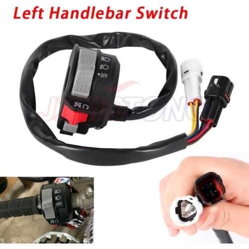 Left Handlebar Switch Control Engine Start Run Off Headlight for Yamaha Raptor Kodiak 450 700 YFZ450R YFZ450X 1S3-83973-11-00