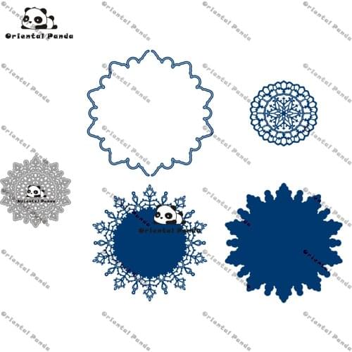 New Dies 2021 Camper Van Metal Snowflake Doily Dies diy Dies photo album cutting die Scg new die for cuttinrapbook christmas