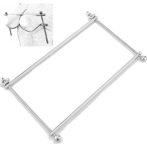 New Design Adjustable Breast Bondage,Stainless Steel Bondage Frame Bondage Restraints Set Steel BDSM Toys Sex Toys For Couples