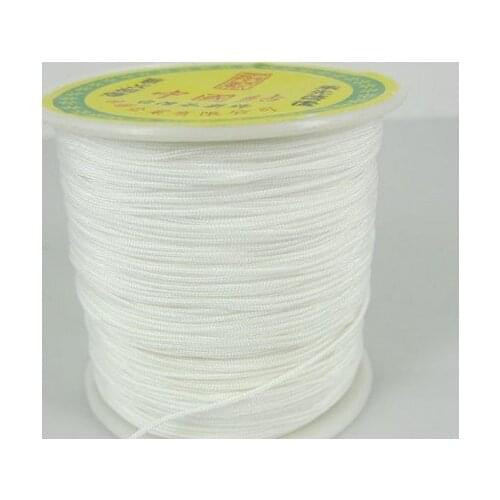 Hkk9te 1 5mm nylon 160M/175yards/lot Chinese Knot String Nylon Cord Rope for Bracelet jewelry crystal