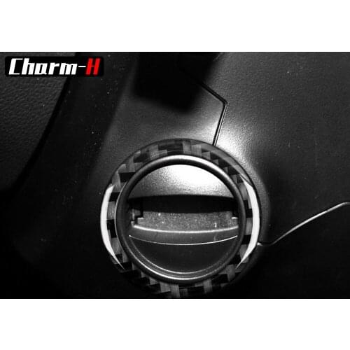Carbon Fiber Key Hole Ring Frame Trim for BMW E60 5 Series 2005-2010