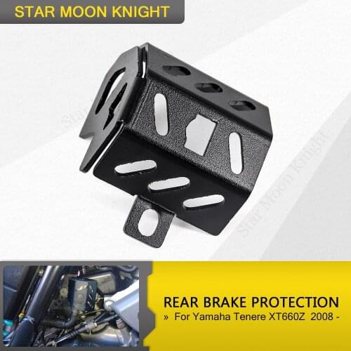 Motorcycle Rear Brake Reservoir Guard Fit For Yamaha Tenere XT660Z XT 660 Z XTZ 660 Rear Brake Fluid Reservoir Cover Protector