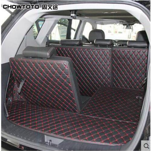 CHOWTOTO AA Custom Special Trunk Mats For Hyundai Grand Santa Fe 7seats Durable Waterproof Carpets For Santa Fe XL Lagguge Pad