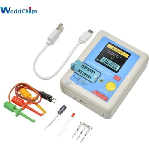 LCR-T7 T7 Transistor Tester Multifunctional TFT Backlight Transistor Tester for Diode Triode Capacitor Resistor Transistor