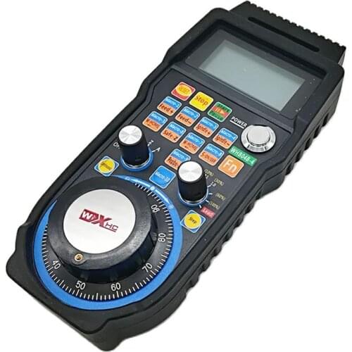 WHB04 4 axis or 6 axis Manual pulse generator 100ppr USB wireless hand wheel encoder MACH3 CNC central MPG